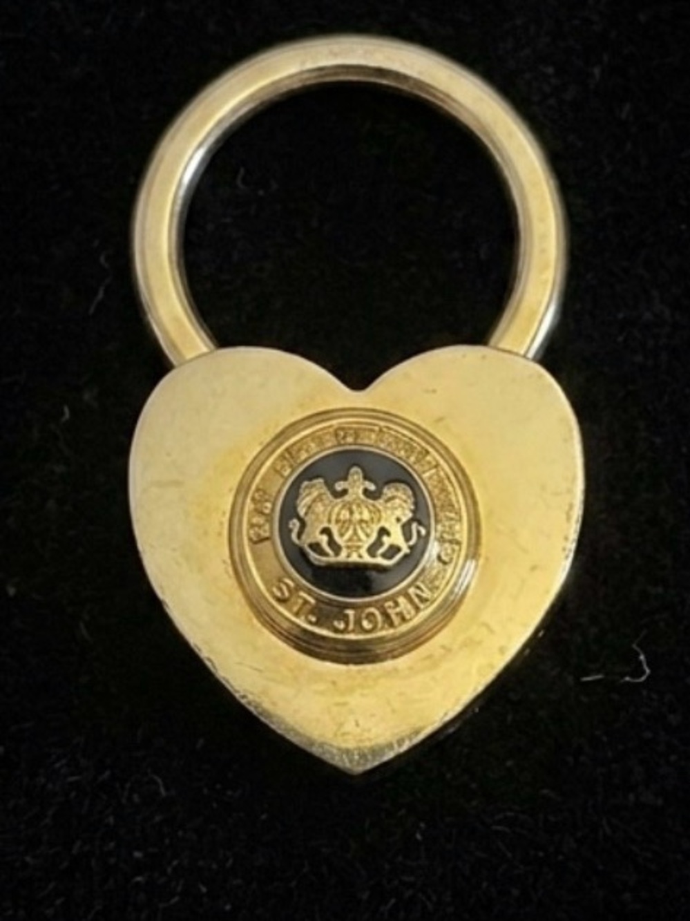 #240 St John Heart Key Chain/ Pendant